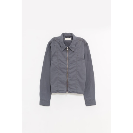 MFPEN WASHED GRAPHITE READERS ZIP SHIRT